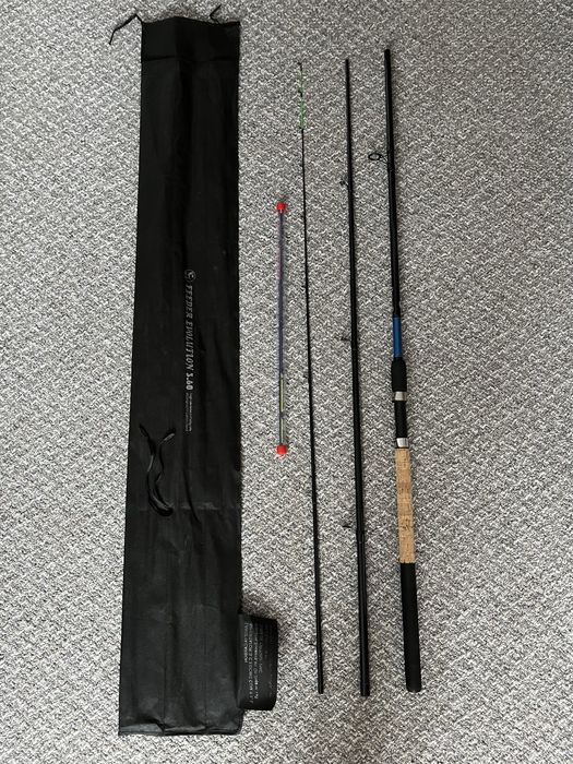 Lanseta Baracuda feeder 3.60 120g + mulineta Pro Fl feeder 5000