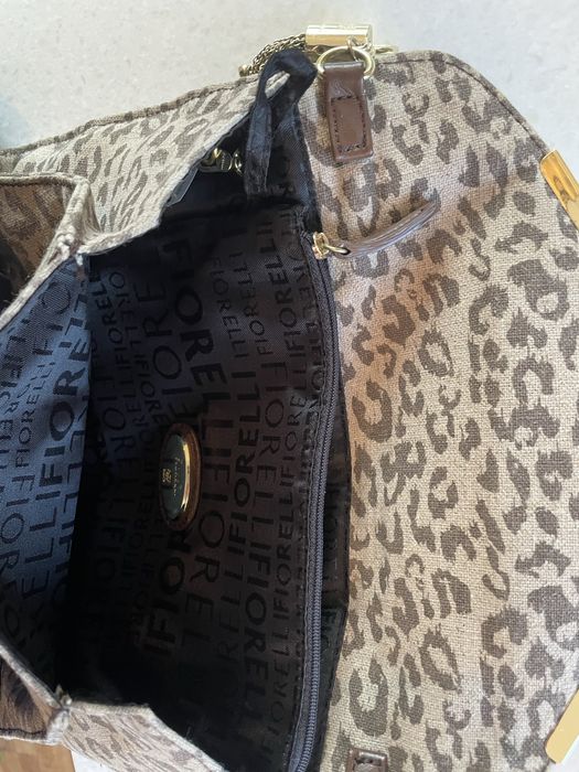 Клатч тканевый леопард