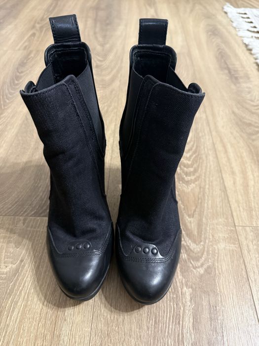 Ghete din piele si material textil G-star