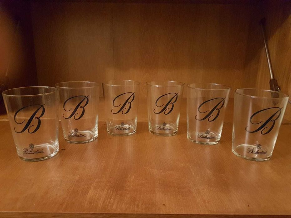 6 pahare Ballantines noi