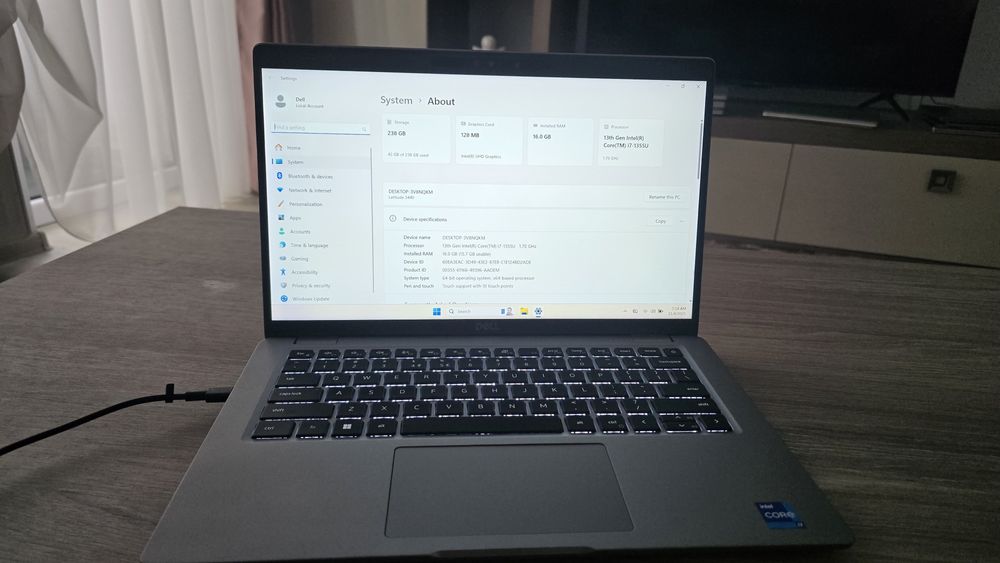 Laptop Dell 5440, i7gen13, 14,1 Touchscreen, 256Gb, 16Gb, garantie