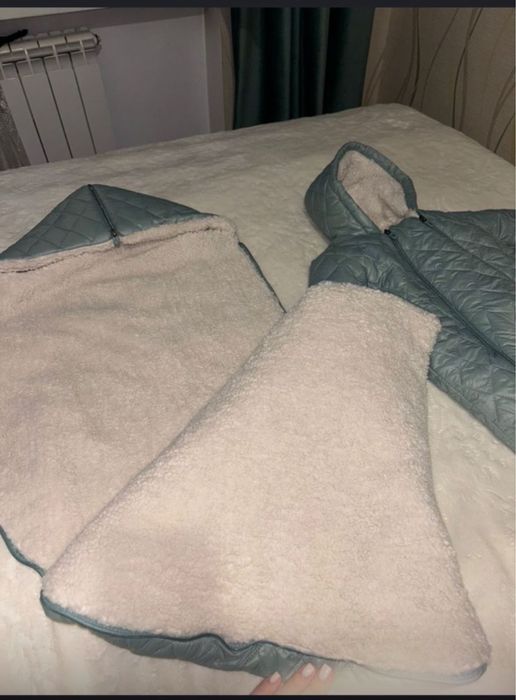 конверт с комбинезоном зимний