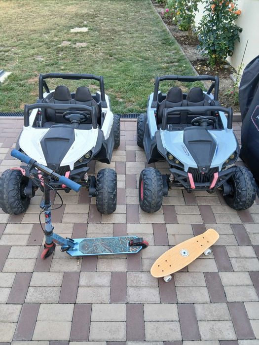 Pachet 2 mașinuțe cu viteze, copii, trotineta, pennyboard