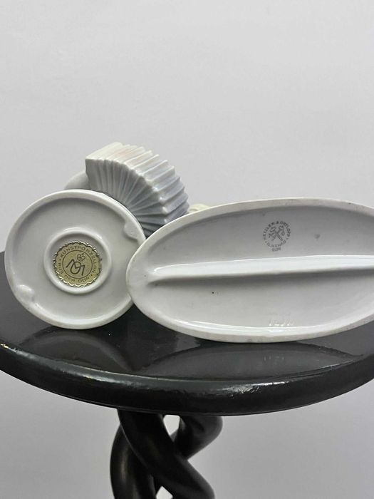 Set 2 statuete bibelouri germane MO Metzler & Ortloff bibelou portelan