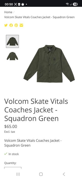 Geaca stil Camasa Volcom M