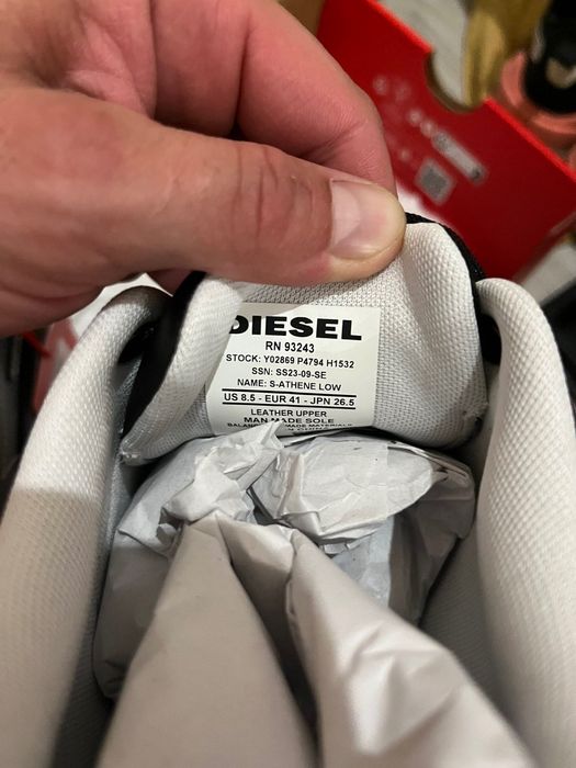 Нови маратонки Diesel естествена кожа