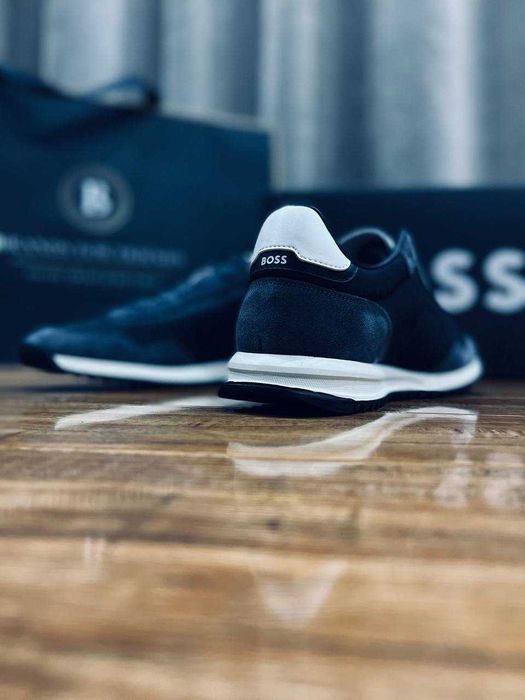 BOSS мужские кроссовки из смешанных материалов РАЗМЕР 39,40