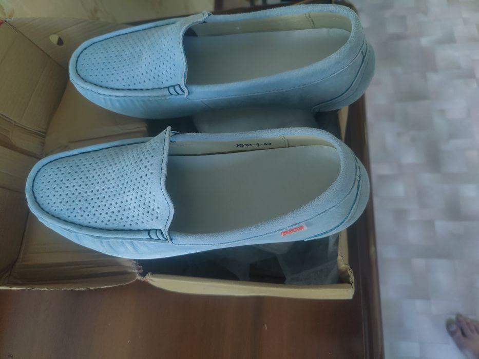 Мокасины летние мужские