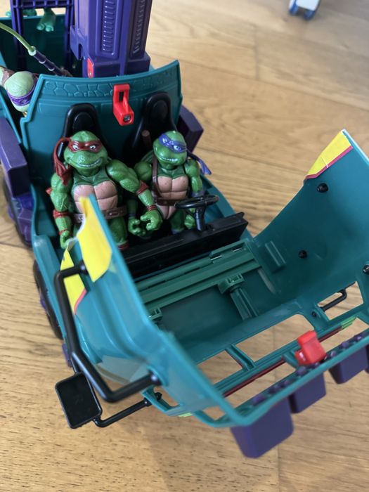 Tanc Testoasele Ninja cu accesorii+9 figurine