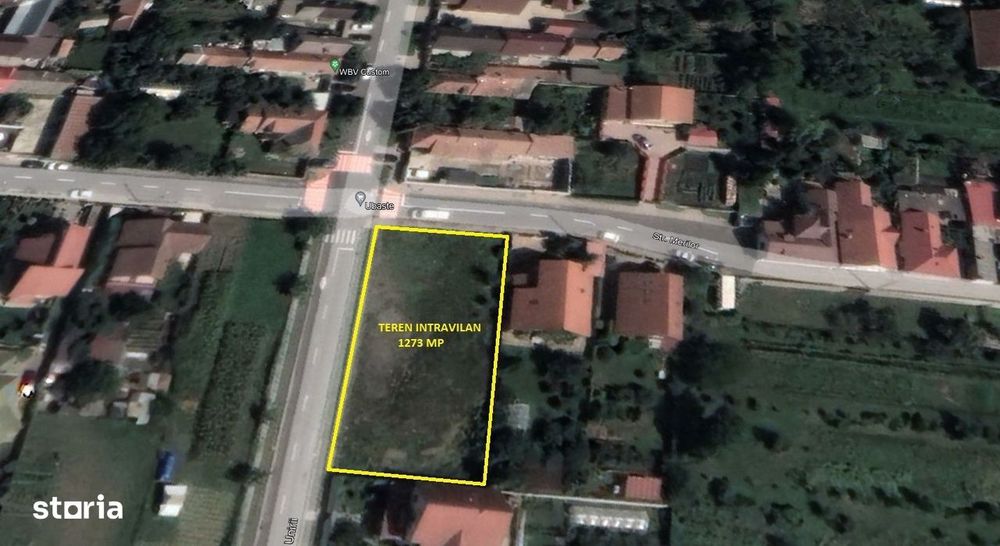 Teren deosebit Ghimbav cu front la strazile Unirii si Merilor