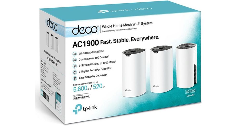Tp link Deco S7 3 pack новый 1 год гарантия