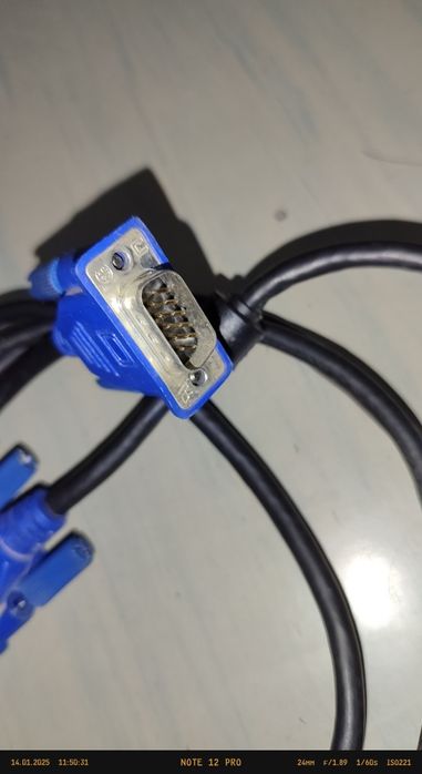 VGA кабель 185см