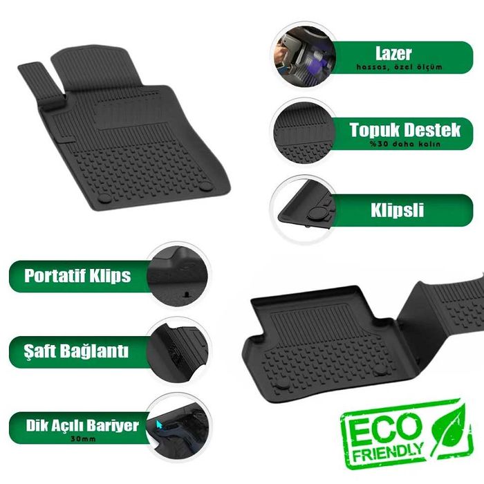 НОВО !!! Стелки гумени за Мерцедес E Класа 2002 - 2009 Mercedec W211