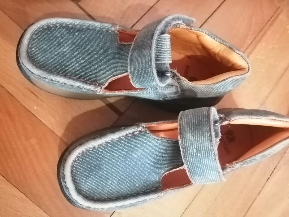 Ghete piele 22 usor imblanite