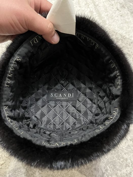 Норковая шапка ушанка