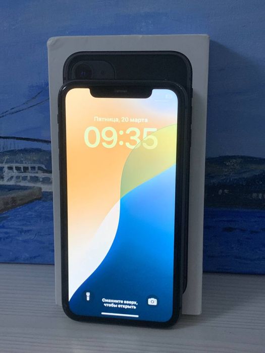 Айфон11 ios 16.3 акб75/128