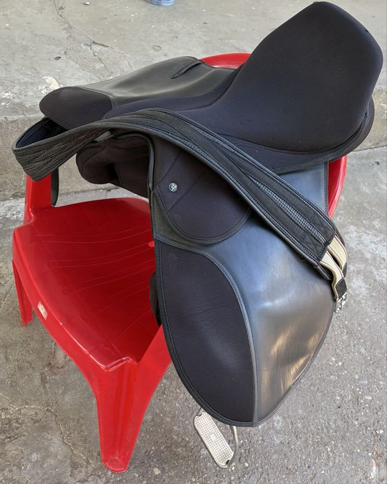 Șa echitație călărie + 2x căști + valtrap universal