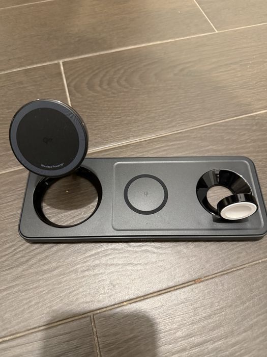 Incarcator wireless Anker, "MagGo" 15W, 3-in-1