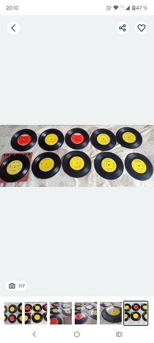 Discuri vinil mici  muzica lautareasca