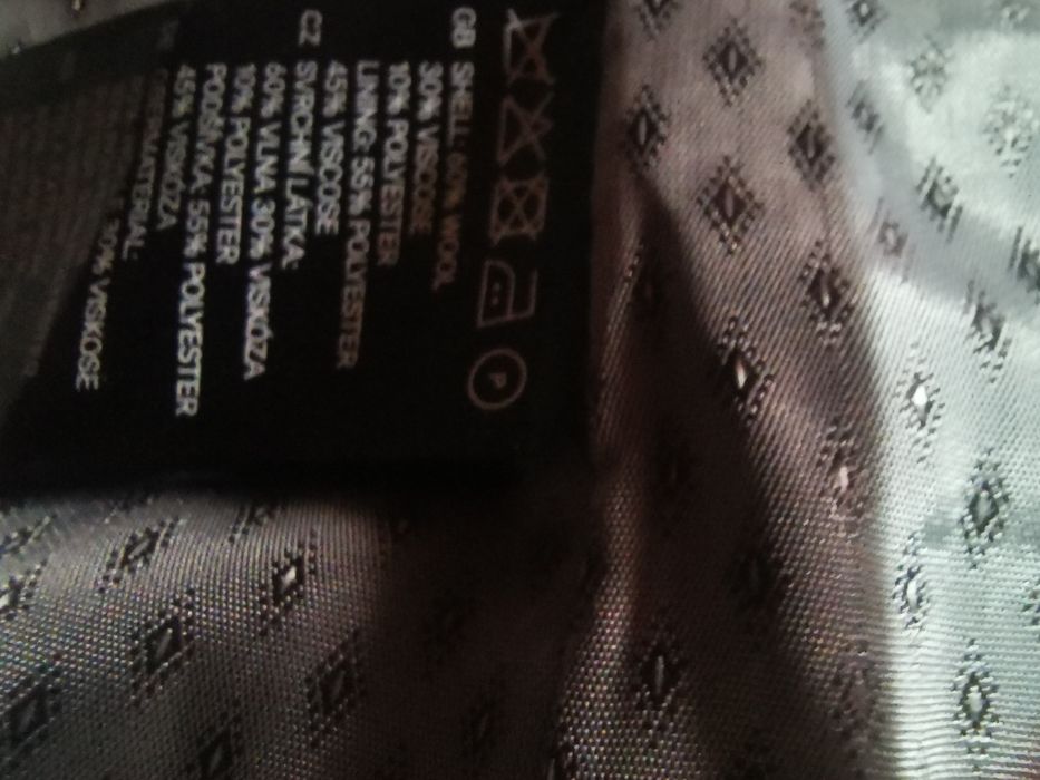 Palton h#m, nr 42, wool