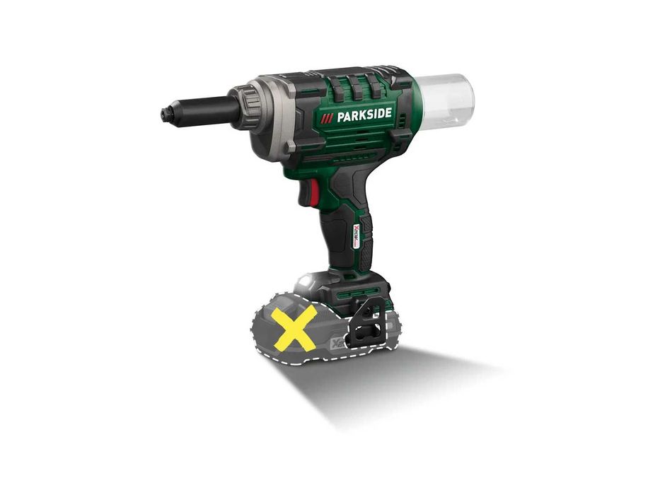 3Г.ГАРАНЦИЯ Акумулаторна нитачка за поп нитове Parkside PBNSG 20-Li A1