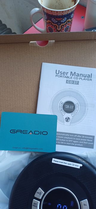 Greadio Cd player Fm transmiter,bluetooth,Mp3
