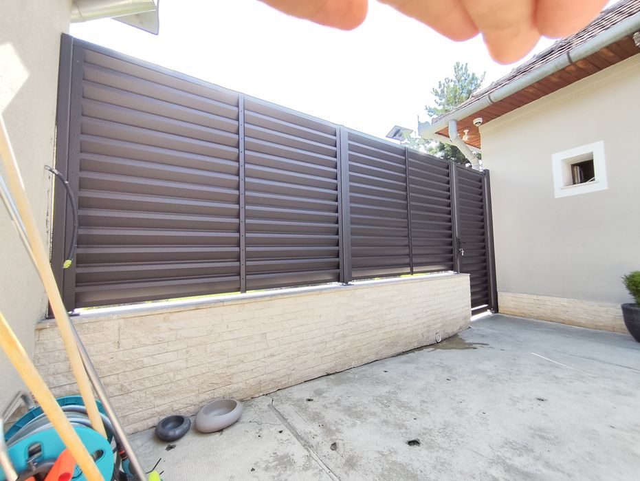 Panouri Gard * Poartă Pietonala *  Jaluzea - Maro închis