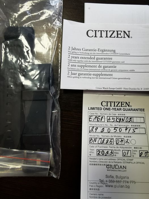 Citizen titanium promaster eco drive