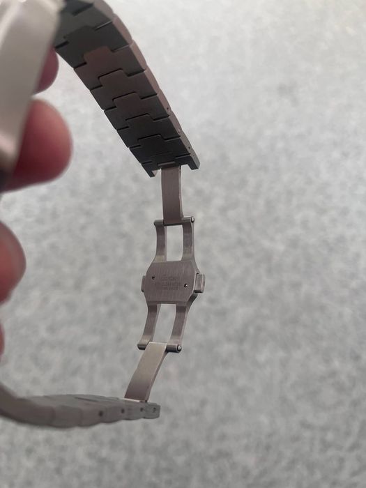 Часы Cartier Santos blue dial