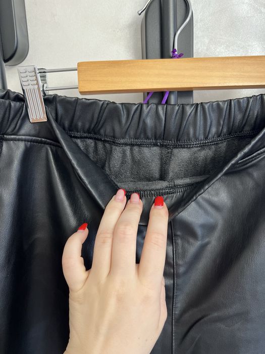 Штаны кожаные новые!