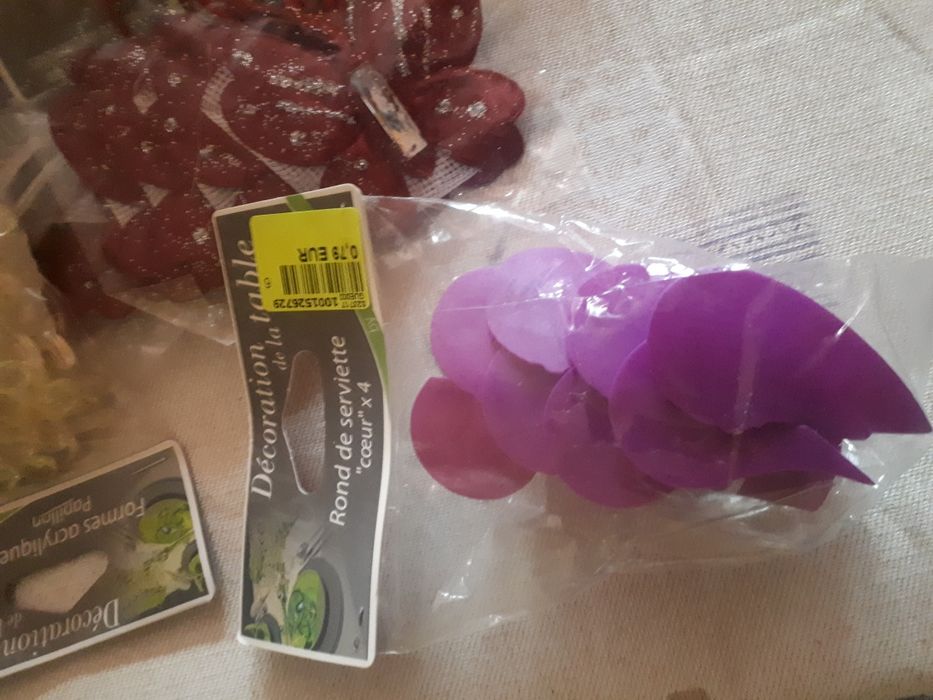 Lot decoratiuni mese festive