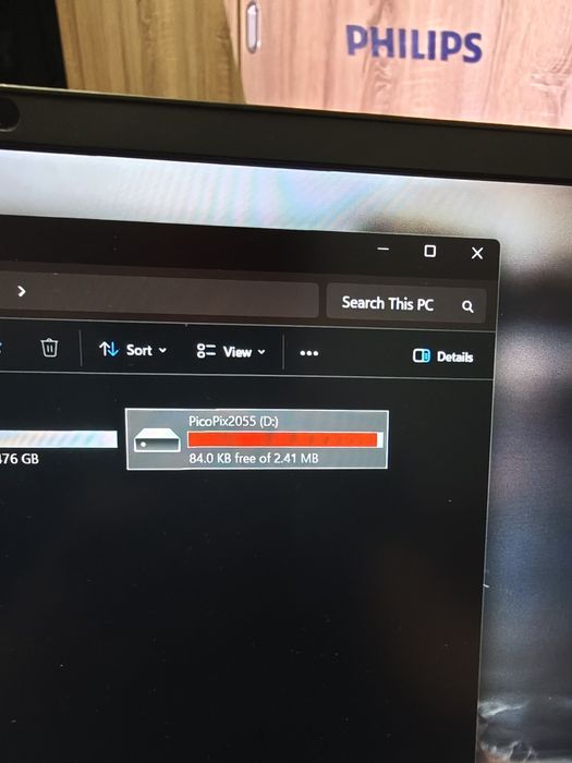 Mini videoproiector Philips Picopix PPX2055