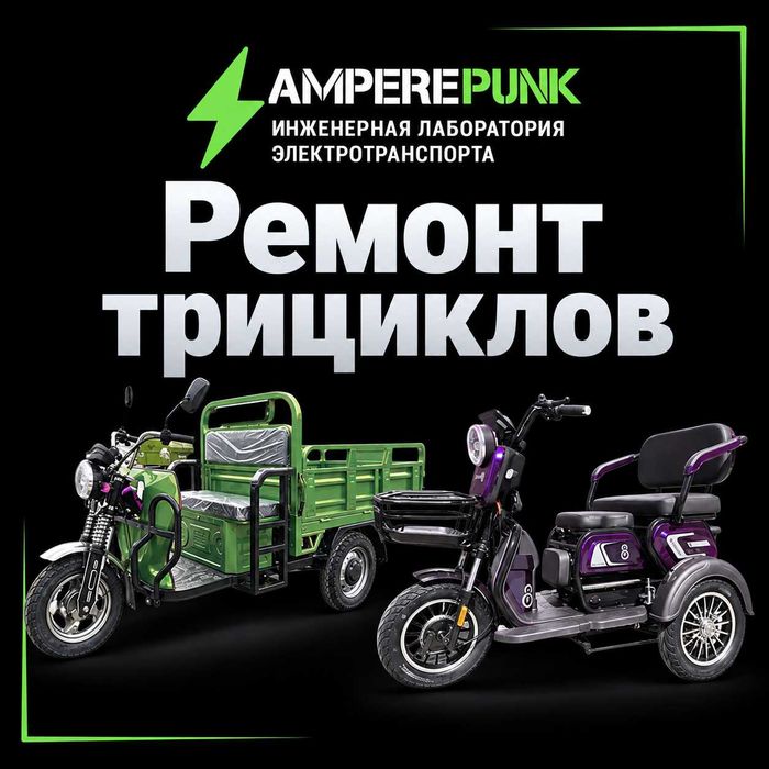 Ремонт грузовых и пассажирских электротрициклов