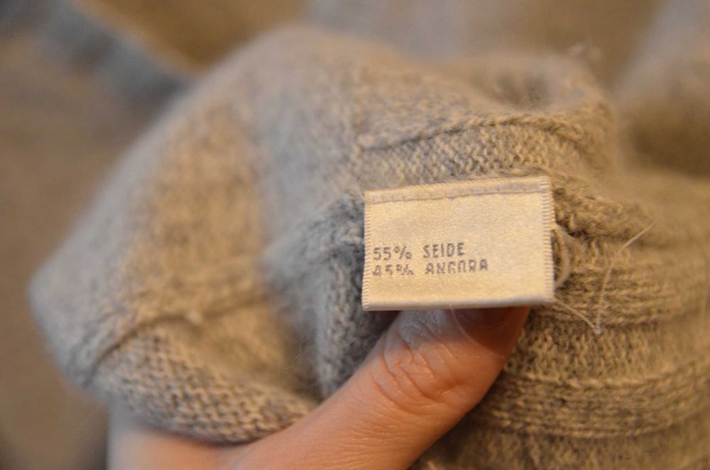 Cardigan angora cu matase