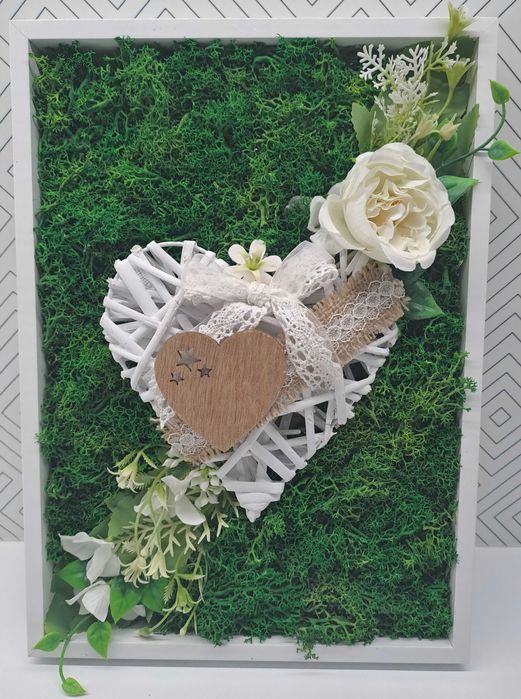 Рамки за подарък със скандинавки мъх