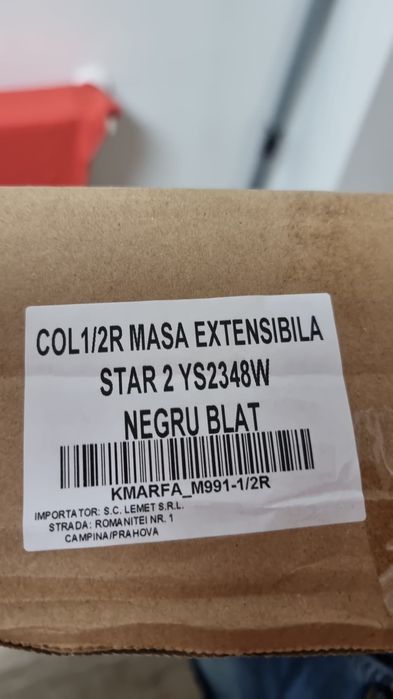 Masa extensibila STAR + 3 Scaune