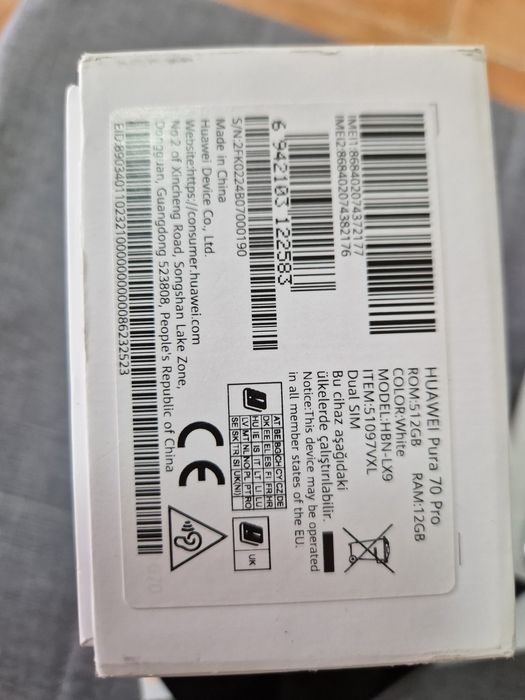 Huawei  pura 70 pro. Honot 7 lite