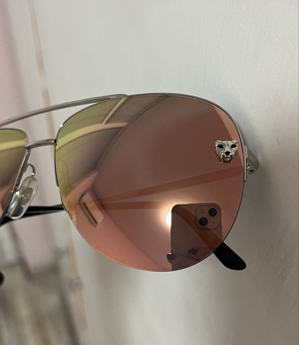 cartier очила оригинал авиатор огледални