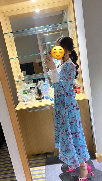 Платье цветочное