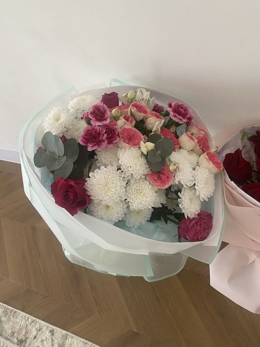 Цветы микс букет