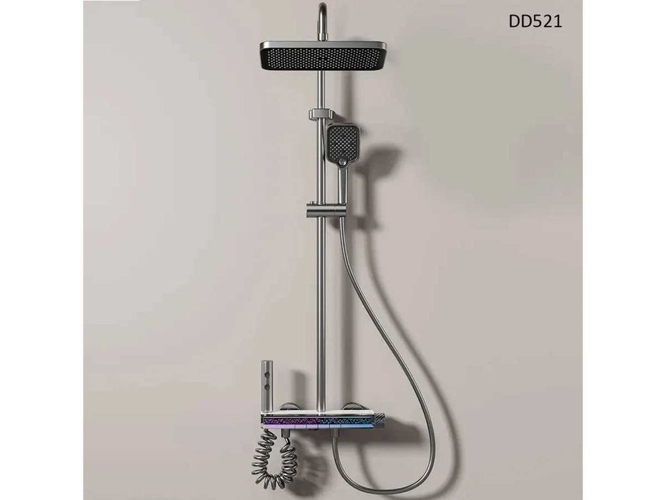 Sistem de duș de lux cu amestecător design elegant și funcționalitate