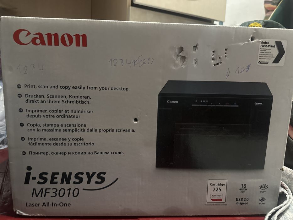 Принтер canon i-SENSYS MF3010
