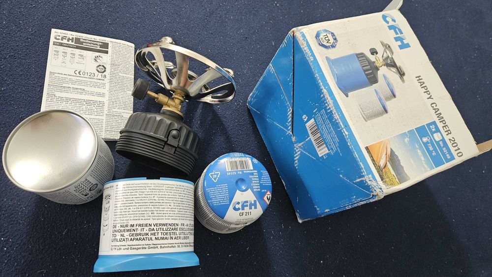 Aragaz camping mini portabil nou