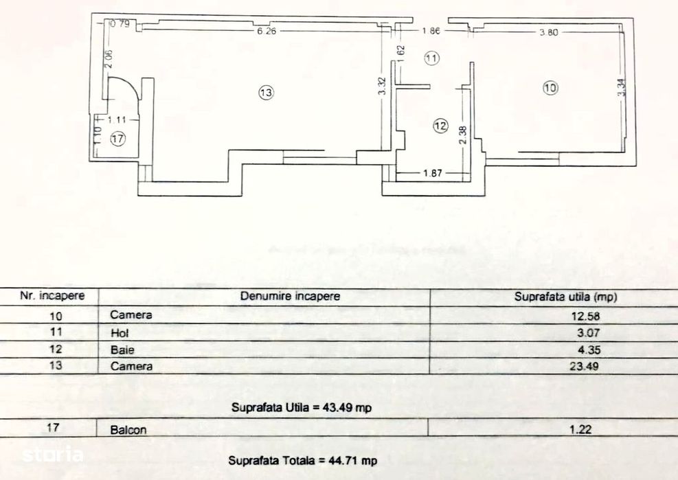 Apartament 2 camere complet mobilat si utilat LIDL Mamaia Sat