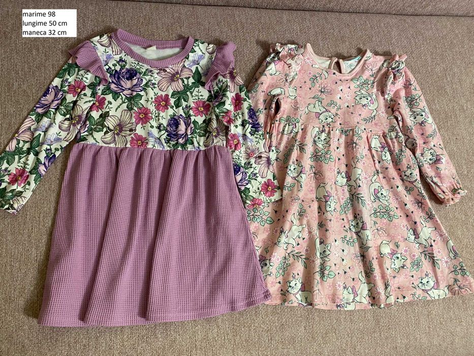 Rochie marime 92-98 copii fete ocazie craciun eleganta zara catifea