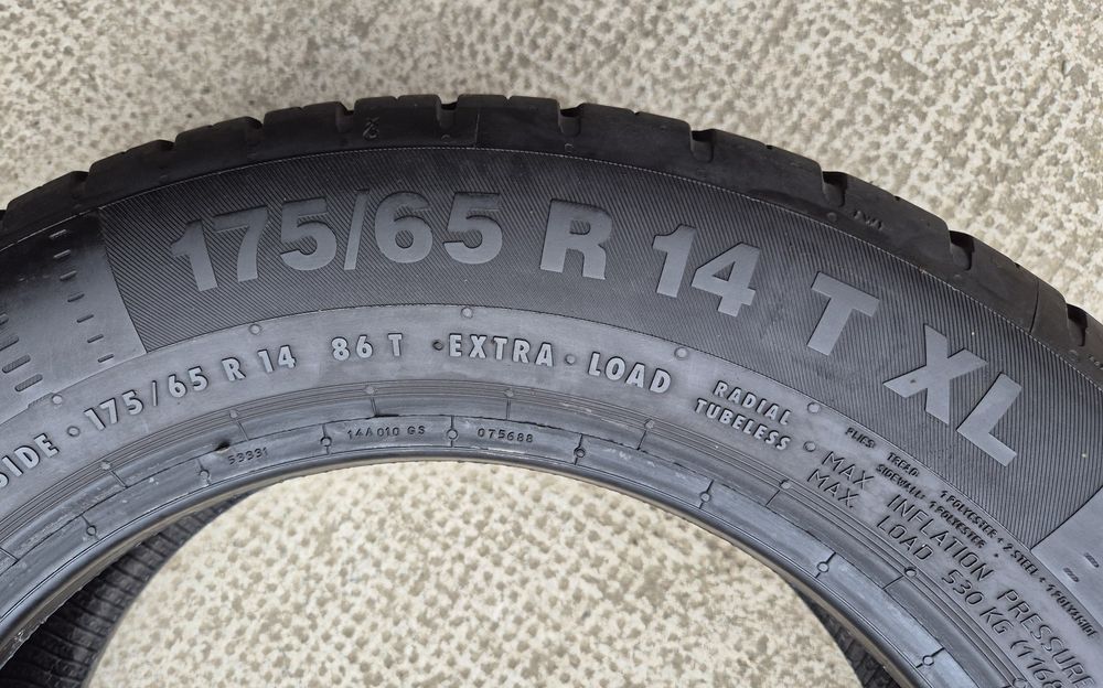 Set 2buc 175/65 R14 86T XL Continental ContiEcoContat⁵ vară