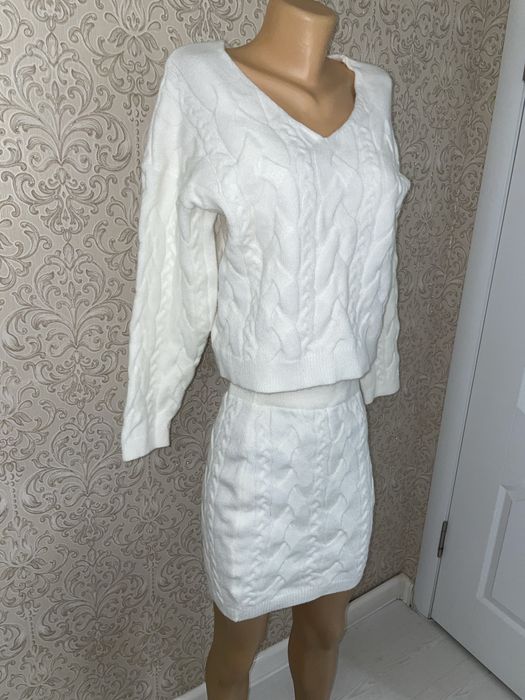 Двойка вязаная теплая