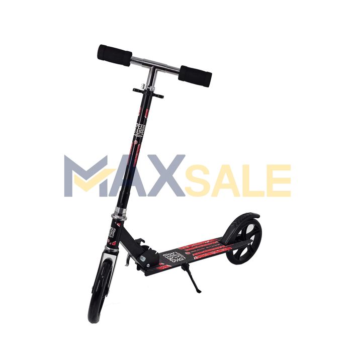 Детски скутер scooter тротинетка сгъваема черно/червено колело