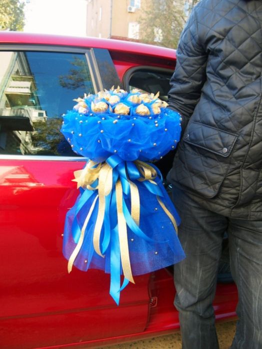 Шоколадли букетлар