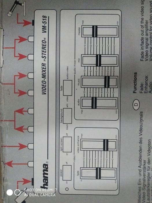Микшерский пульт компактный ГДР.